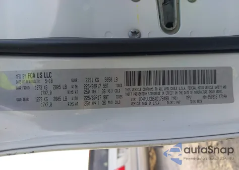 2019 Jeep Cherokee Latitude Fwd from USA, damaged, VIN 1C4PJLCB5KD178489